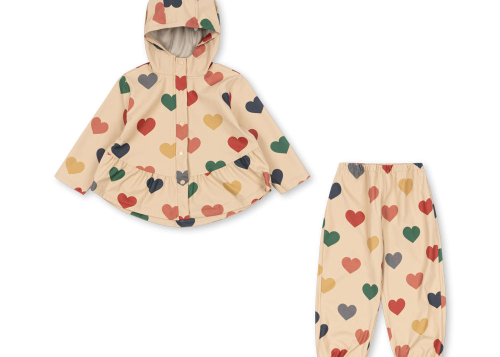 Konges Sløjd A/S RAINWEAR bon coeur coloré