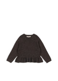 Konges Sløjd A/S KNITTED BLOUSES & VESTS brown melange