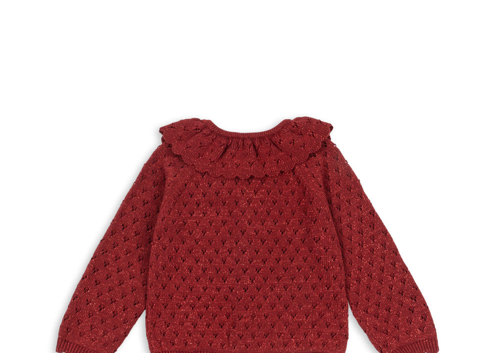 Konges Sløjd A/S KNITTED CARDIGANS red dahlia