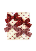 Konges Sløjd A/S HAIR ACCESSORIES red glitter/ rose glitter